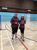 Ladies doubles runnerup